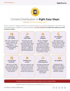 Checklist: Content Distribution in Eight Easy Steps